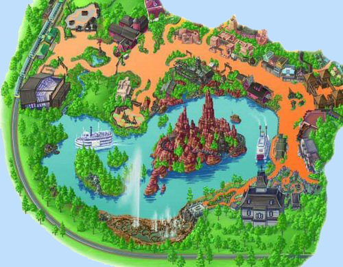 Mapa Frontierland